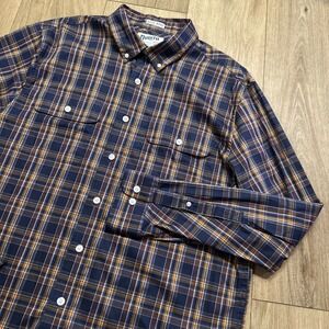Duluth Untucked Performance Men's L Multicolor Plaid Standard Fit Shirt Pockets‎